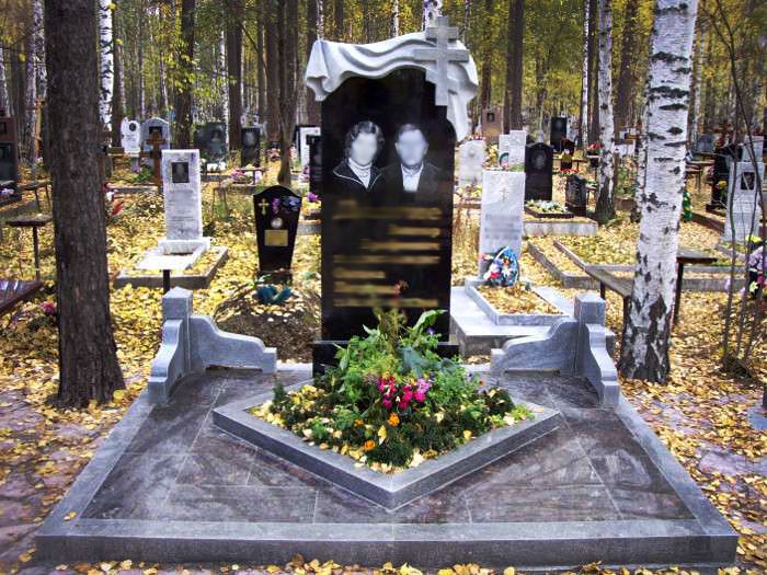 Памятник на двоих: установка и оформление могилы