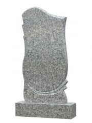 Памятник №026 из серого гранита